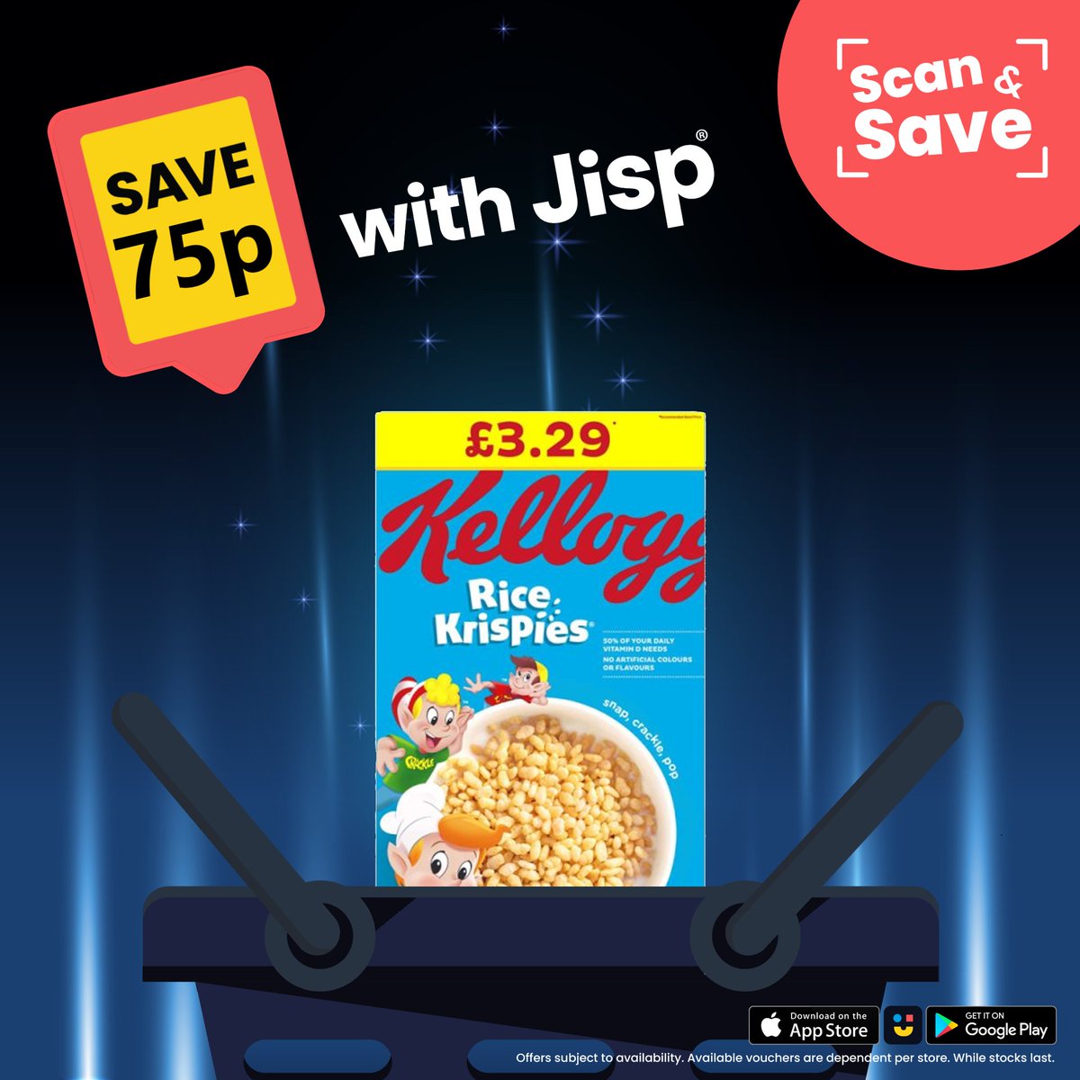NisaSalisbury's tweet image. Start your morning right with these brilliant offers on cereals from @jispapp. Be sure to download the free #Jisp app to unlock additional savings across the store, today! 

#ScanAndSave