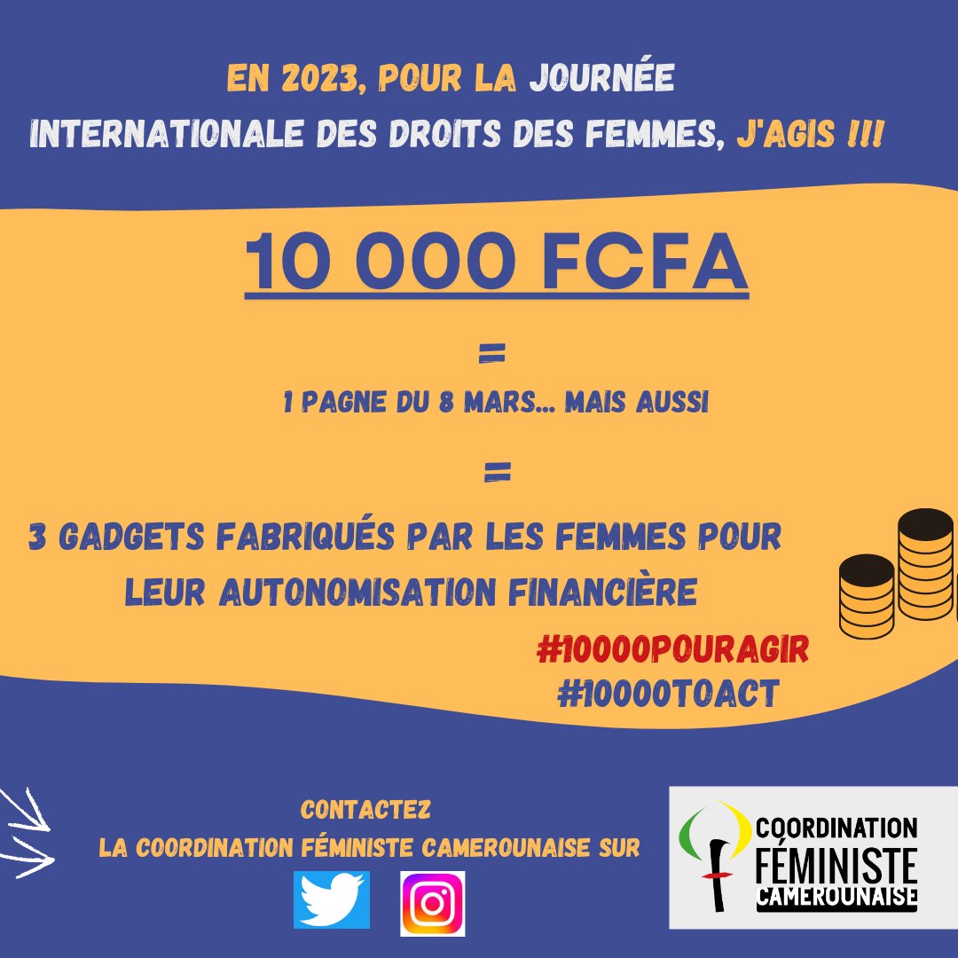 Fm1Camerounaise's tweet photo. Plus que 2 jours avant la fin de la campagne. Vous pouvez encore apporter votre participation en donnant #10000POURAGIR
#10000TOACT https://t.co/gdEamxZwOe
