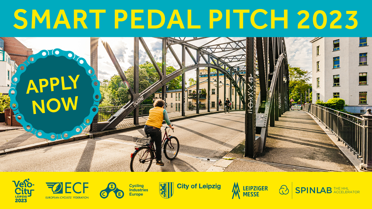 Cycling_Ind_EU's tweet photo. 📢Are you looking to grow your business and play a key role in shaping the future of urban cycling?🚴
Then #SmartPedalPitch is right for you! It's a call for the most innovative and market-ready #cycletech solutions. Applications deadline 5/04
More info https://t.co/25ylIJxr9x https://t.co/9x1raBWJrx