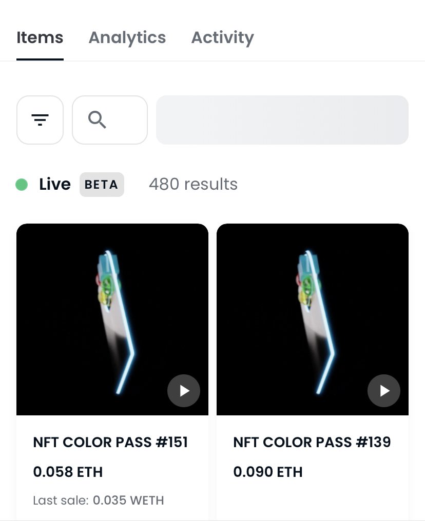 Nftcolor22's tweet photo. floorに1枚だけお得なNFT COLORパスが👀

近日、続けてNFT COLOR公式パス保有者を優遇したALのgiveawayや展示募集があります🎉🎉

Open Sea▼
https://t.co/PEikwlc8oc https://t.co/QDzo6hSxDa