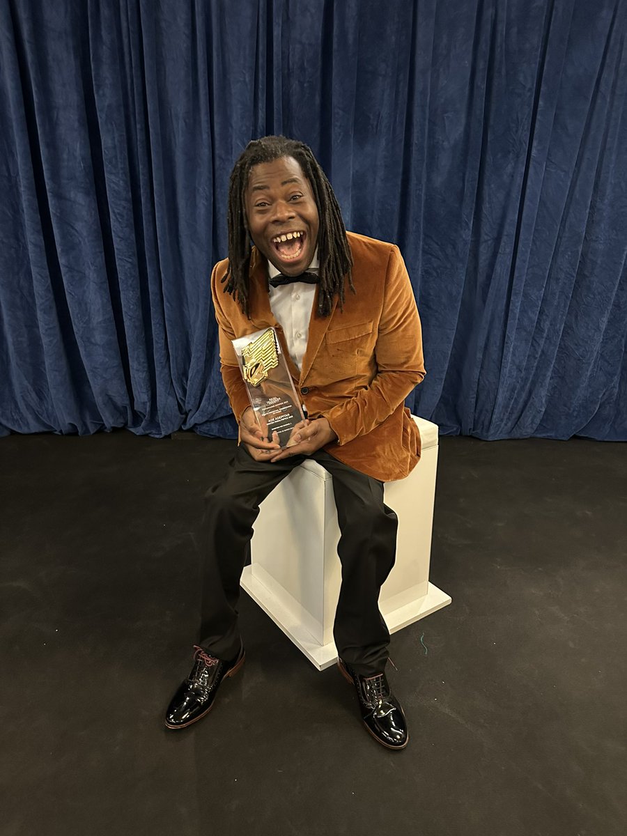 AdeAdepitan's tweet image. Oh my days!! I actually won @RTS_media sports presenter, commentator/pundit. 22 yrs in the game and I finally got one 😊 Best 50th Birthday ever!! 🎉🤪 #win
