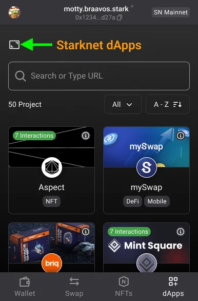 Image from Braavos - Your Bitcoin & Starknet Wallet (@myBraavos)