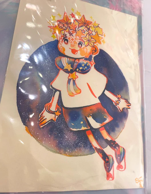 こちらの原画お迎え頂きましたー!!!ありがとうございます 