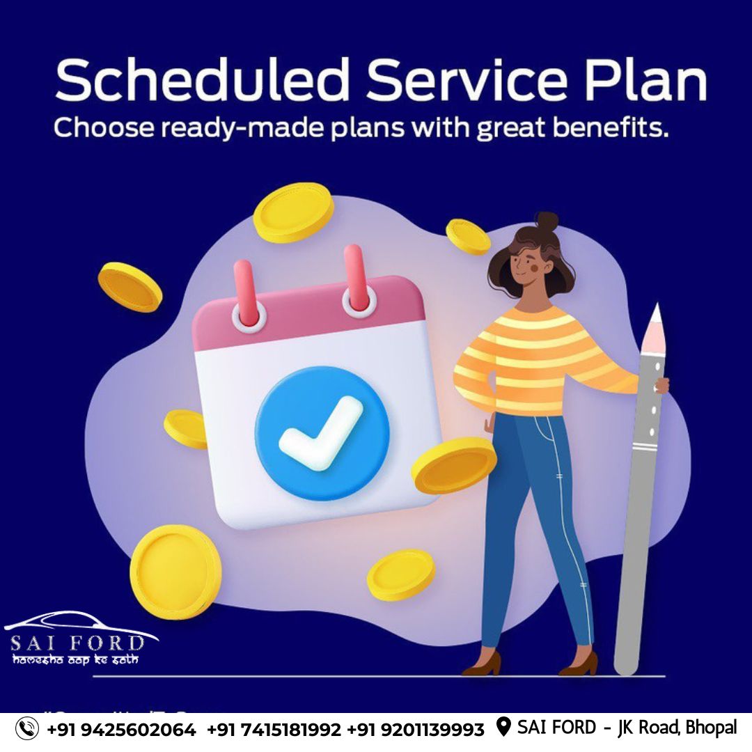 Sai Ford 
.
Scheduled Service Plan 
.
VISIT:-    Sai Ford - JK Road, Bhopal
.
#Saiford #fordperformance #Warranty #services #truth #promise #BestPriceEver #scheduledplan #Price #CommittedToCare #CommitedToServe #bestserviceever #price #serviceplan
