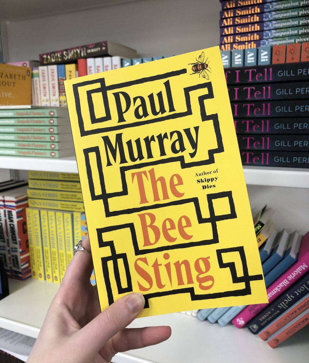How beautiful is this cover ?! Proofs of Paul Murray’s funny and thought-provoking new novel #TheBeeSting are now available. Let me know if you are interested in a review copy!