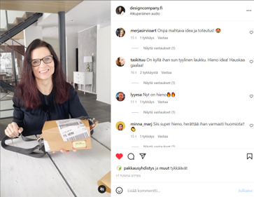 Pakkaussuunnittelija Outi Oravainen on valittu Grand One finalistiksi Suomen paras somepresenssi -kategoriassa. Mukaan palkintojenjakotilaisuuteen lähtee Pyrollilla valmistettu Outin suunnittelema kartongista valmistettu laukku. 
#pyroll #packagemedia #grandone2023