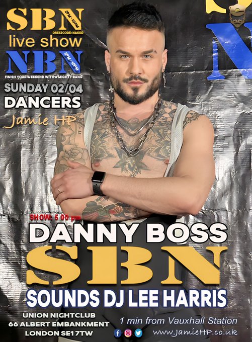1 pic. GUYS, I’LL INVITE YOU NEXT SUNDAY TO SBN !! ?? ? 
@DannyBossXXX 
@Mrbrioo 
@SBNXXXSUNDAYS 
@jamiehpevents