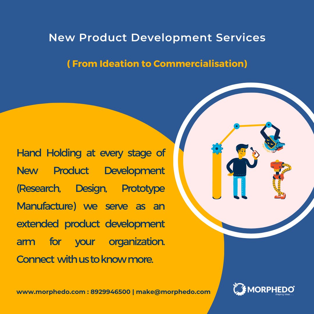 MorphedoIndia's tweet image. Are you a Business looking for a Technology Partner?
Connect with us now.
8929946500 | make@morphedo.com | morphedo.com
#technologydevelopment #aerospaceanddefence #productengineering #engineering #iottechnology #designinindia #aatmanirbharbharat #automation #IoT
