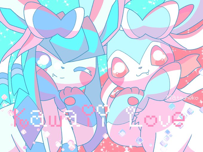 Kawaii Love#ポケモンイラスト #pokemonfanart 