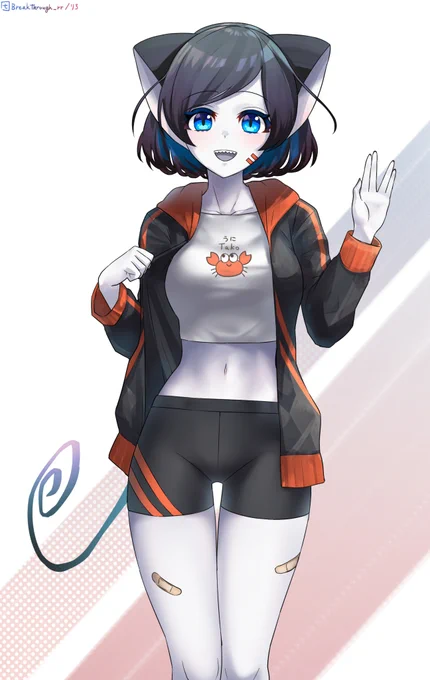 フラニーちゃん、かにエディション!! #絵フラニー 