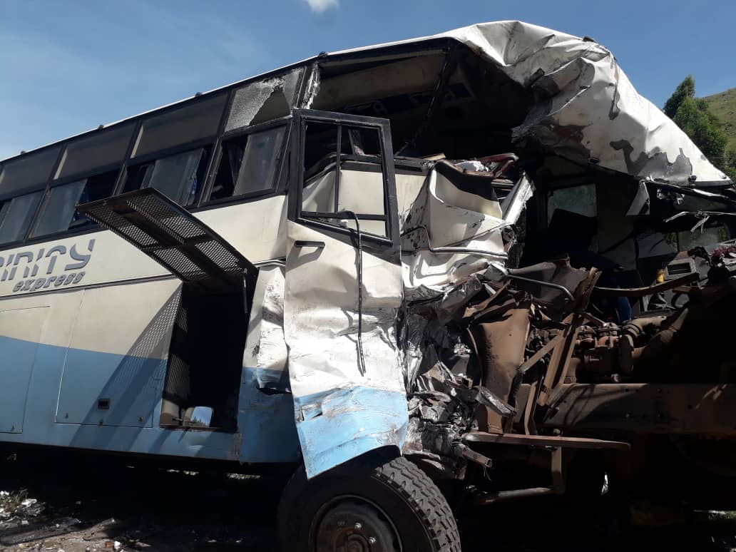 Driver of Hyundai Bus RAD 795B Drove in a Wrong Side, Traffic Police Speaks out on Ntungamo Accident.