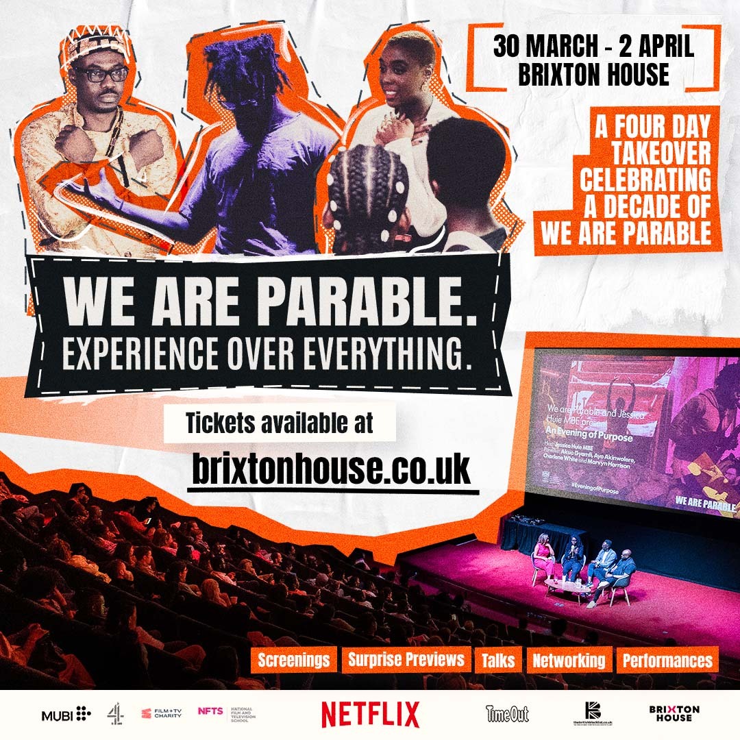 manyattascreens's tweet photo. Manyatta Screenings is going to London for We Are Parable’s EXPERIENCE OVER EVERYTHING event celebrating ten years of Black cinema. 

If you’re in London buy tickets here, https://t.co/Msk1rO93s6

#WeAreParable #ExperienceOverEverything 
#ManyattaScreenings 
#CommunityInTheWild https://t.co/UnrG54MtVP