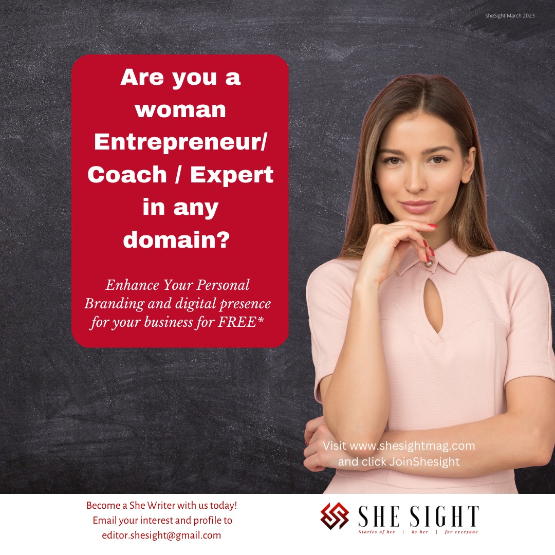 shesightdigital's tweet photo. Are you a woman Entrepreneur/ Coach / Expert in any domain?Enhance Your Personal Branding and digital presence for your business for FREE* click to read:https://t.co/In6mlHWQgQ
 #woman #entrepreneurs #entrepreneurship #businesswoman #writers #she #writerscorner #SheSight https://t.co/wYnhMc4RII