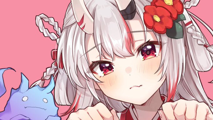 「似合ってるかな…?」

#百鬼あやめ新衣装  #百鬼絵巻 