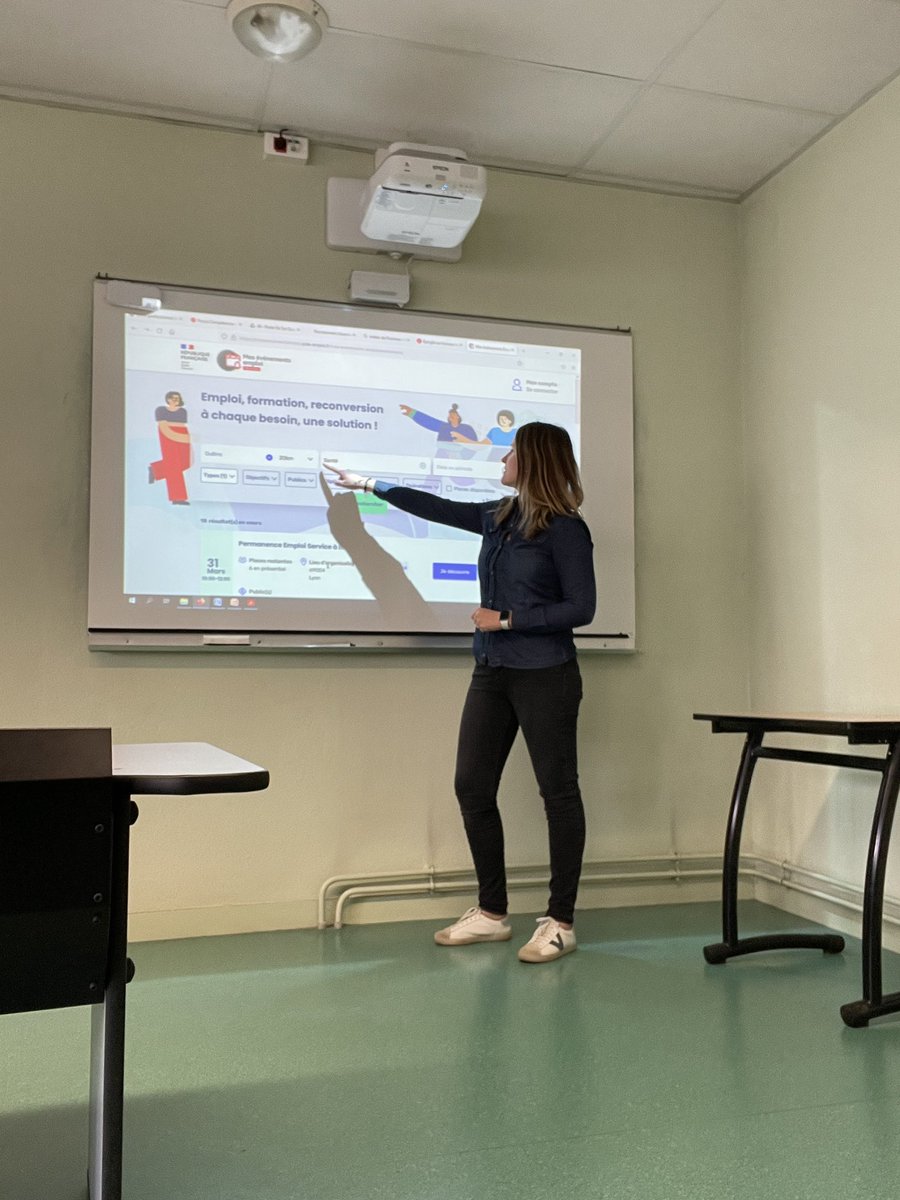 💻📱Focus outils numériques #poleemploi pour les 16 lycéens AVENIR PRO du Lycée Pro Jacquard : Mes événements emploi, l’Emploi Store, Pôle Emploi, IMT… et le p’tit nouveau MétierScope !!  @poleemploi_ara <a href="/J_Sanfilippo/">Joseph SANFILIPPO</a>