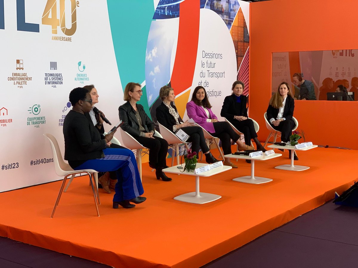 SITLofficiel's tweet photo. Que serait la #logistique avec plus de femmes ? 

Retrouvez Sabrina Meksaoui, Marie-Noëlle Tiné-Dyèvre, Marie Paulin, Laure Flotard, Agathe Gravier et Olga Alexandrova pour cette conférence emblématique. 

Qu'attendez-vous de cette table ronde ? 

#sitl23 #sitl40ans #conference https://t.co/jRBRARMa1g