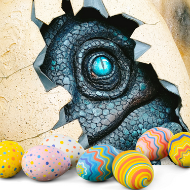 Join us on Thursday 6th April for our Easter Dinosaur Egg Hunt! 
Do an Easter craft then stomp around the museum looking eggs then tell staff how many you have found to receive your chocolate prize.  Booking is essential ticketsource.co.uk/whats-on/dudle…