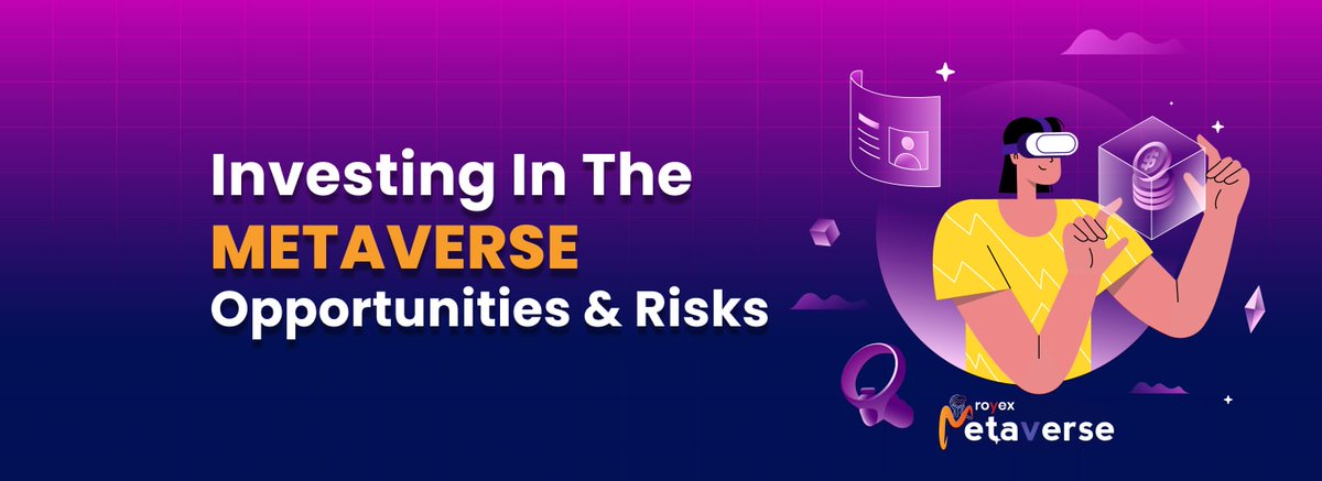 royexnet's tweet photo. Investing in the Metaverse: Opportunities and Risks. Find out all the crucial information you need to know by reading our latest article. Don't miss out!
https://t.co/FKSPmJQMxW

#royexmetaverse #Metaverse #opportunities #risks https://t.co/U1nTOFDLcg