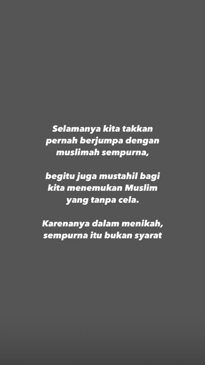 ggeisc's tweet photo. @tanyakanrl Teringat ini..... 
intinya 'kita dan pasangan kita memang tidak sempurna, tapi pastikan tujuan dari pernikahan itu harus sempurna' https://t.co/GJKvWBA105