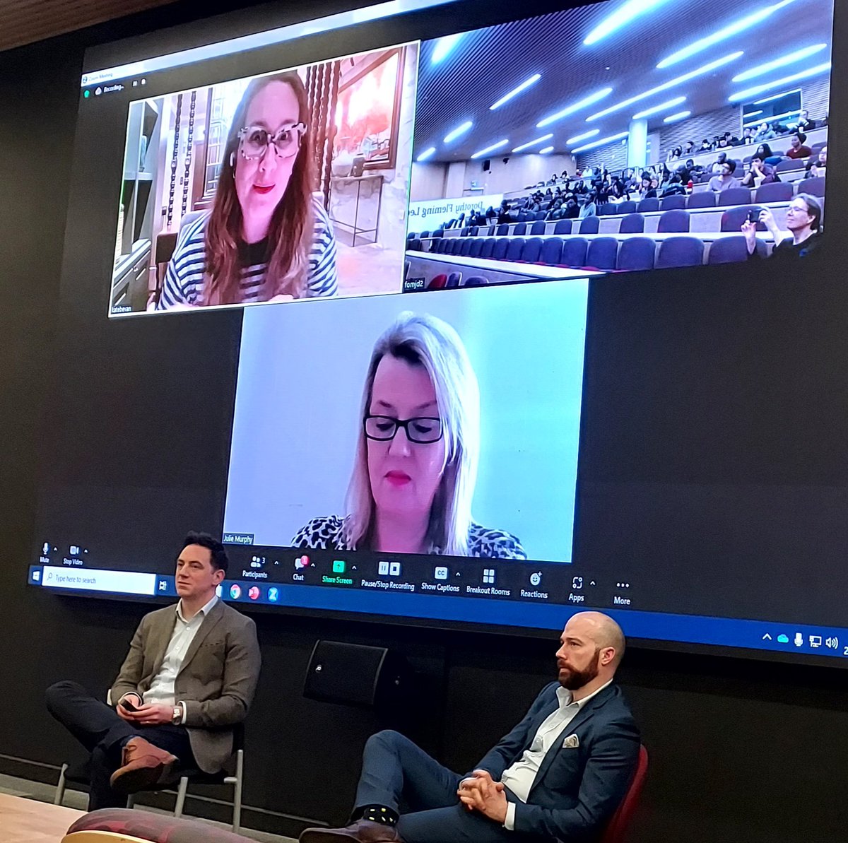 Great panel discussion with Kate Bevan, Julie Murphy, Will Harper and James Ellerby on the opportunities that technologies bring to the aviation, tourism and hospitality sectors as well as career aspirations. <a href="/SHUHospitality/">SHU Hospitality</a>.