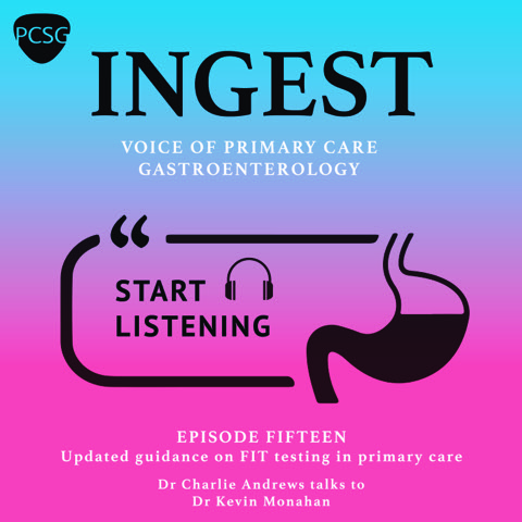Latest must listen edition of Ingest just published. Updated guidance on FIT testing in primary care. pcsg.org.uk/podcast/update…