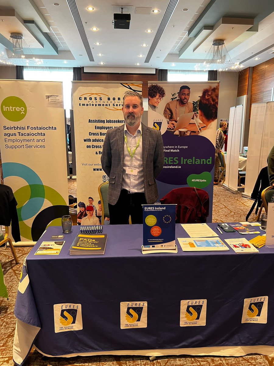 @CBPES_online is attending the Logistic and Chain Supply JobFair today in Crowne Plaza, Dundalk along with Colleagues from @welfare_ie Employer Relations and Employment Support Staff.
#jobfair  #logistics #chainsupply #transport #recruitment 
#WorkwithIntreo @EURESIreland