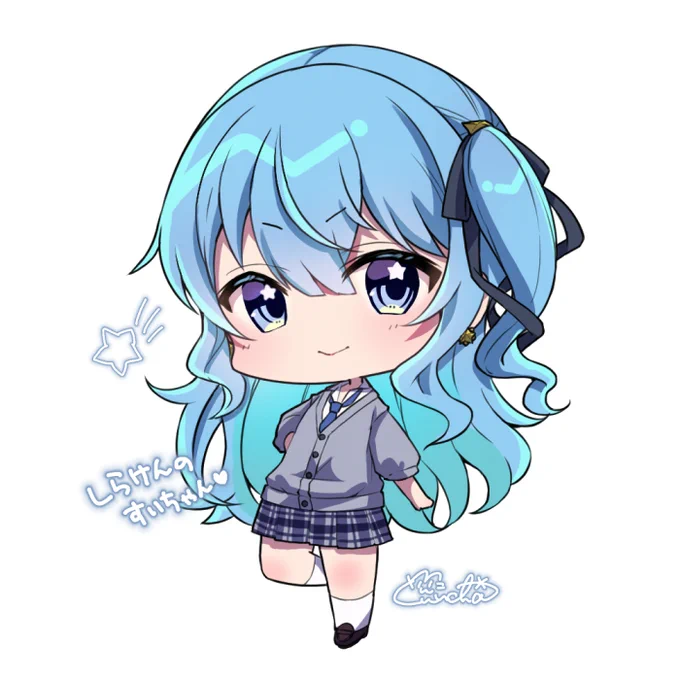 しらけん!のちっちゃ星街すいせいちゃん#ほしまちぎゃらりー  #不知火建設 