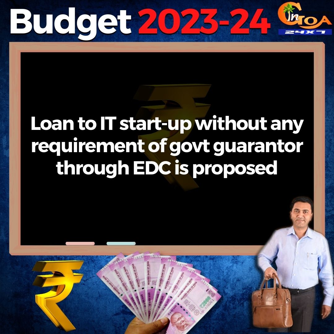 InGoa24x7's tweet photo. Loan to IT start-up without any requirement of govt guarantor through EDC is proposed
#Loan #ITStartup #Goa #GoaNews https://t.co/OxH8mDtZ9t