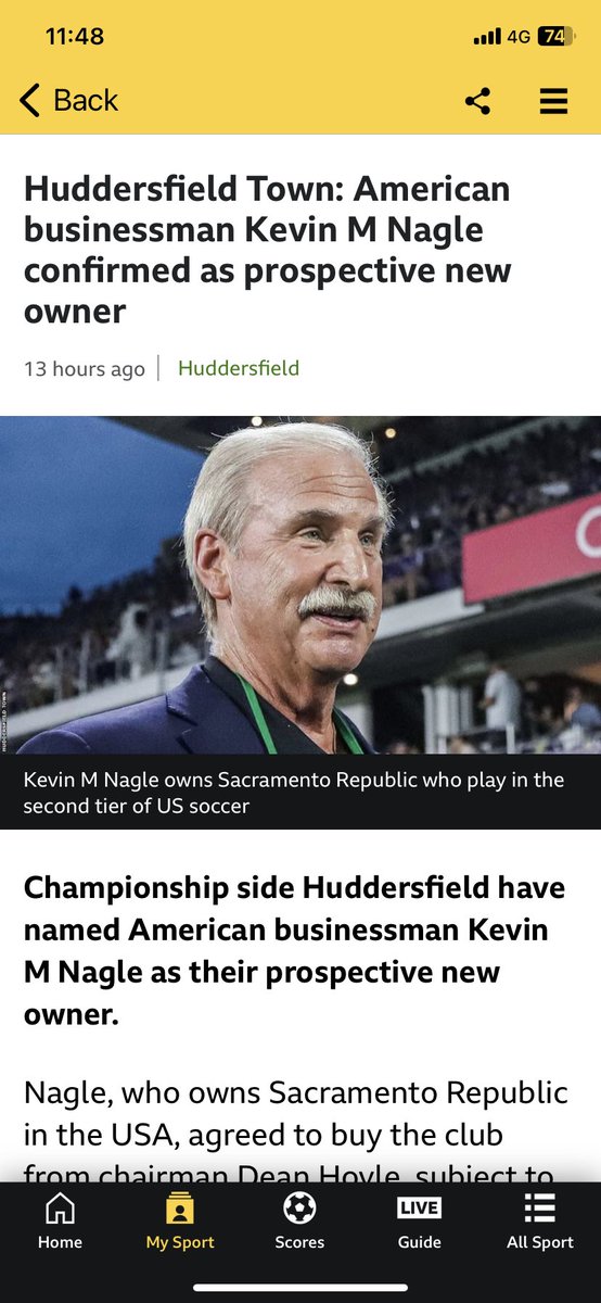 TownRams's tweet photo. @htafc Ron Burgundy’s Dad is buying our club???? “Go fuck yourself Sacramento!” 🇺🇸 ⚽️ https://t.co/e171noKbFy