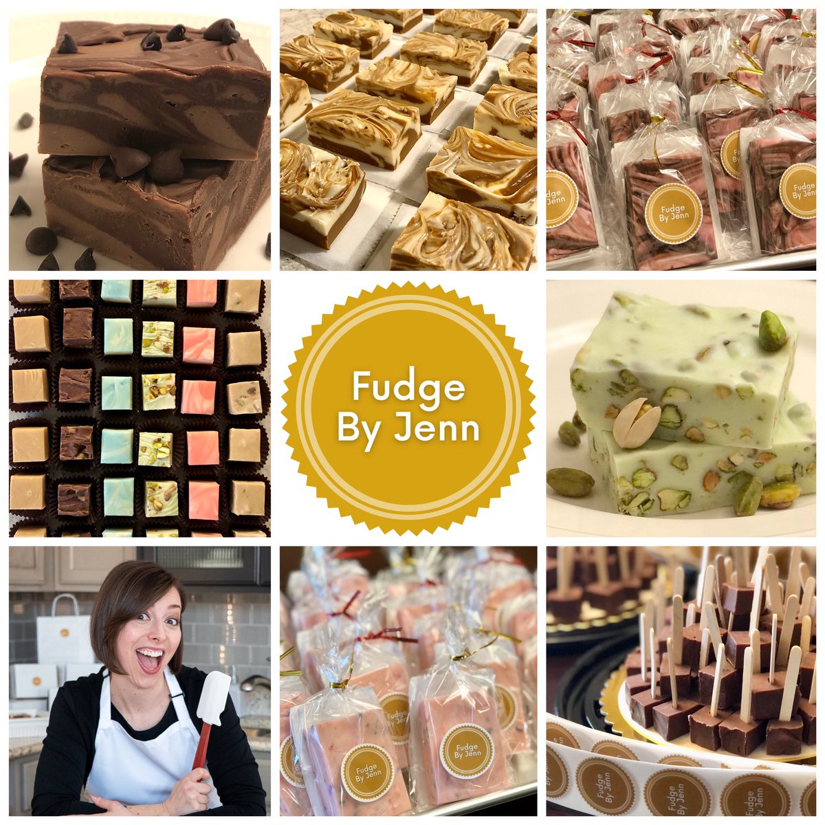 Today is National #MomandPop Business Owners Day! I’m Jenn and I operate my business, Fudge By Jenn in #WestChesterOhio. 

#FudgeByJenn is premium, small-batch artisan #fudge that will blow your mind!

Learn more about me and my #business at fudgebyjenn.com

#Cincinnati