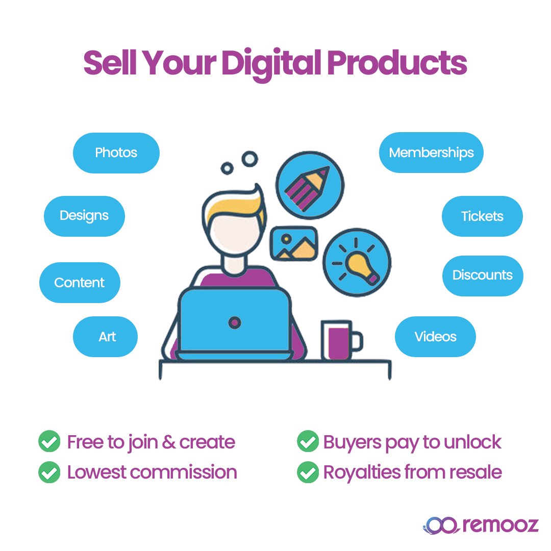 remoozofficial's tweet photo. Start selling your digital assets on #remooz today.
Engage your customers, build loyalty, and grow your community!
.
.
.
#photography #art #contentcreator #videos #artist #digital_art #singer #events #tickets #membership #Discounts #design #designers https://t.co/4oFZrkbSVj