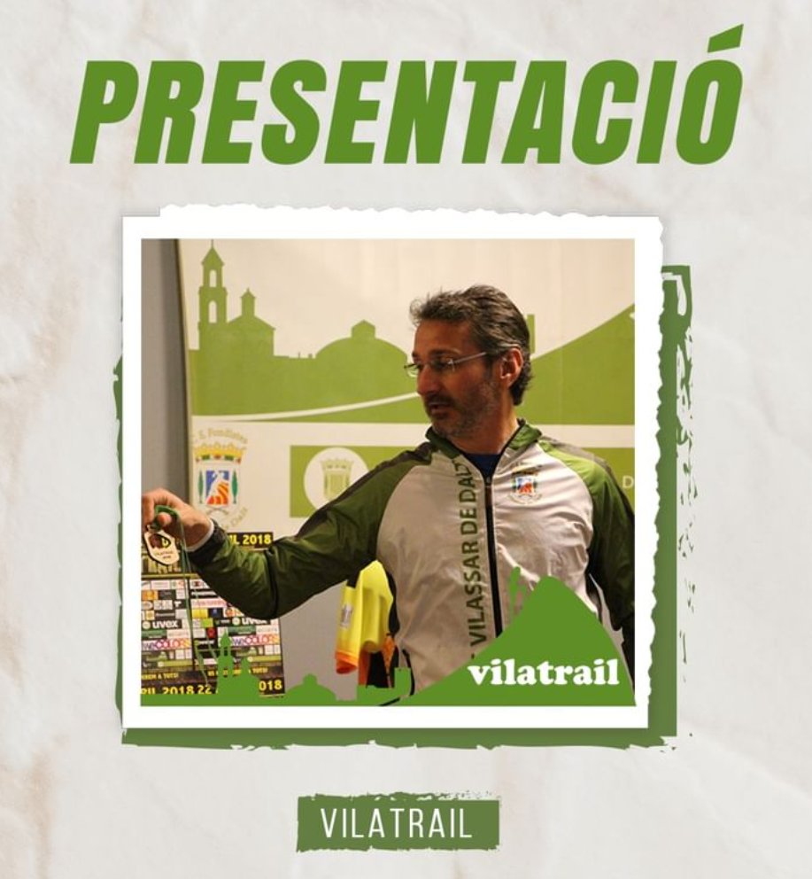vilassardedalt's tweet photo. 📅 AGENDA!
Divendres al vespre es presenta oficialment l'edició 2023 de la #Vilatrail en un acte al Museu Arxiu
ℹ https://t.co/pTM8xFywta https://t.co/qpZFGPcTdb