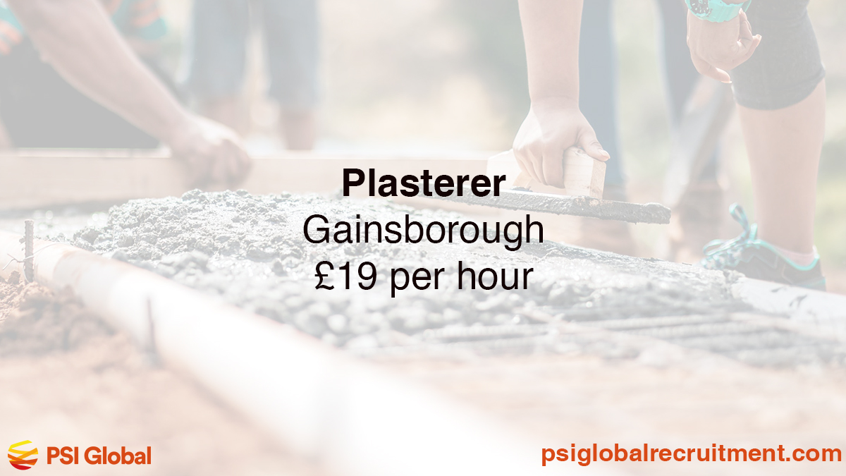 Job Alert: We're recruiting 3 Plasterers for 3 months work in Gainsborough ASAP. A CSCS card is required. Call Tom on 07538625184 to discuss further, or visit our site to apply now 👉 ow.ly/Tq4E50NuG8n @JCPInLincs #LincolnshireJobs #GainsboroughJobs #ConstructionJobs