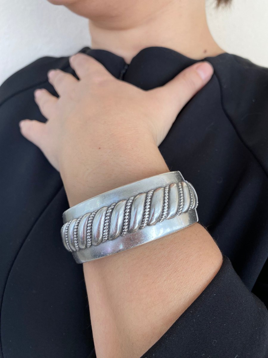 Excited to share the latest addition to my #etsy shop: Cuff Bracelet For Her Afghan Tibetian Bracelet for Women, Turkmen Bracelet for Birthday etsy.me/3Zo5lTt #yes #men #brass #recycledmetal #cuffbracelets #afghanbracelets #tibetjewelry #tibetianbracelets #open