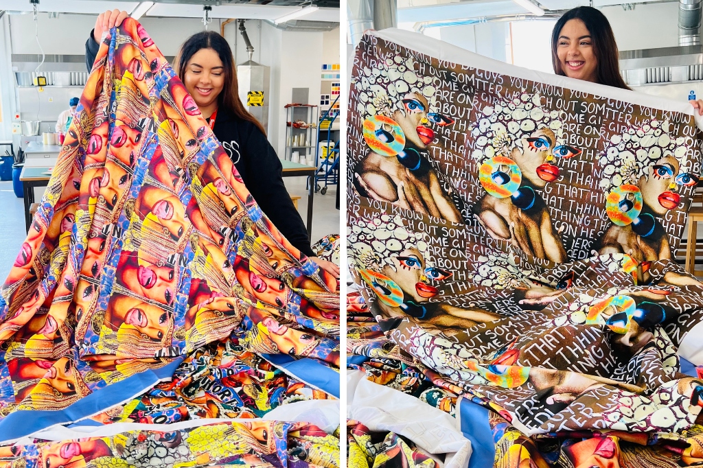 UniofNorthamptonNews (@uninhantsnews) on Twitter photo It’s been a busy week for <a href="/UniNorthants/">UniofNorthampton</a> Fashion Design student, Emily Andrews who has just landed back in the UK after jetting across to Germany to see her rap-inspired fashion designs printed as part of a national competition.
Full story here 👉 bit.ly/42MvfDl It’s been a busy week for <a href="/UniNorthants/">UniofNorthampton</a> Fashion Design student, Emily Andrews who has just landed back in the UK after jetting across to Germany to see her rap-inspired fashion designs printed as part of a national competition.
Full story here 👉 bit.ly/42MvfDl