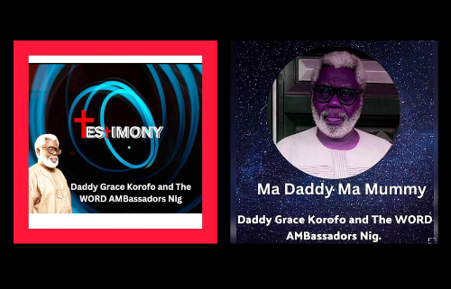GraceWorldRAD_'s tweet photo. DOWNLOAD MUSIC: (Testimony) &amp; (Ma Daddy Ma Mummy) By Daddy Grace Korofo https://t.co/VMDCGhCBci https://t.co/9PhDinsgGE