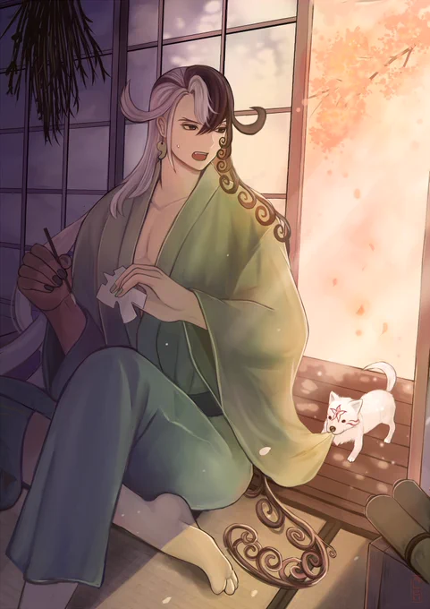 「道満、花が咲いているよ」#FGO 