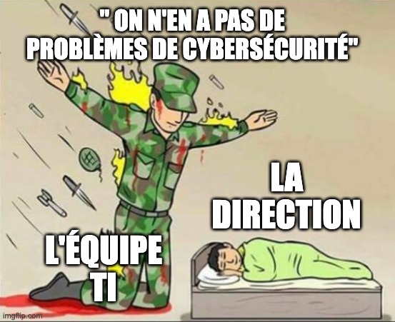 CyberSwatGroup's tweet photo. Nous vous sensibilisons à la #cybersécurité... un meme à la fois 😎 https://t.co/Vdet1IkTCo