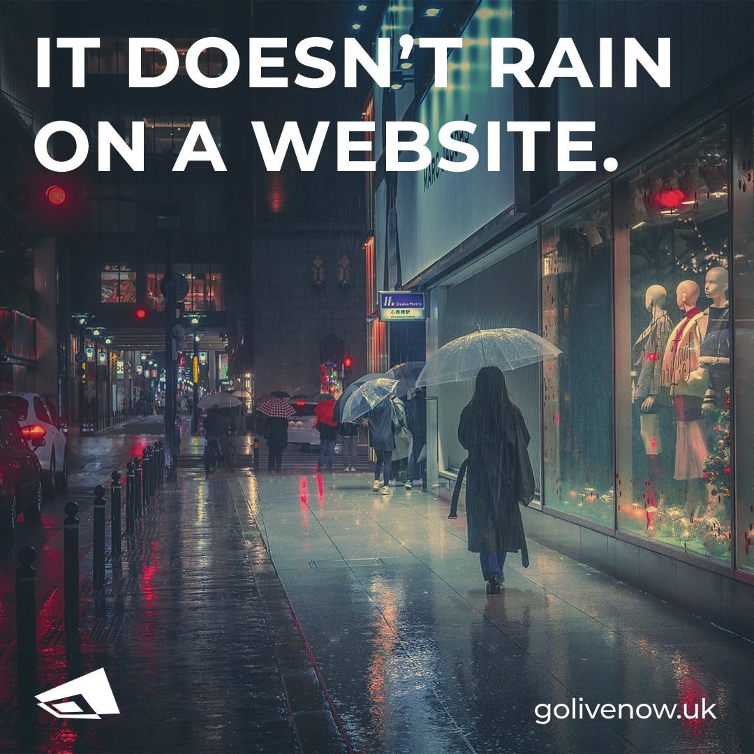 golivenowuk's tweet photo. More of your customers are now looking to purchase online than ever before. Time to update your website? 🤔

For more info, the links are in the bio ✌
--
#brighton #hove #brightonandhove #website #websitedesign #notonthehighstreet #rainfreewebsites #ecommerce #woocommerce https://t.co/KPGcMNMnJc