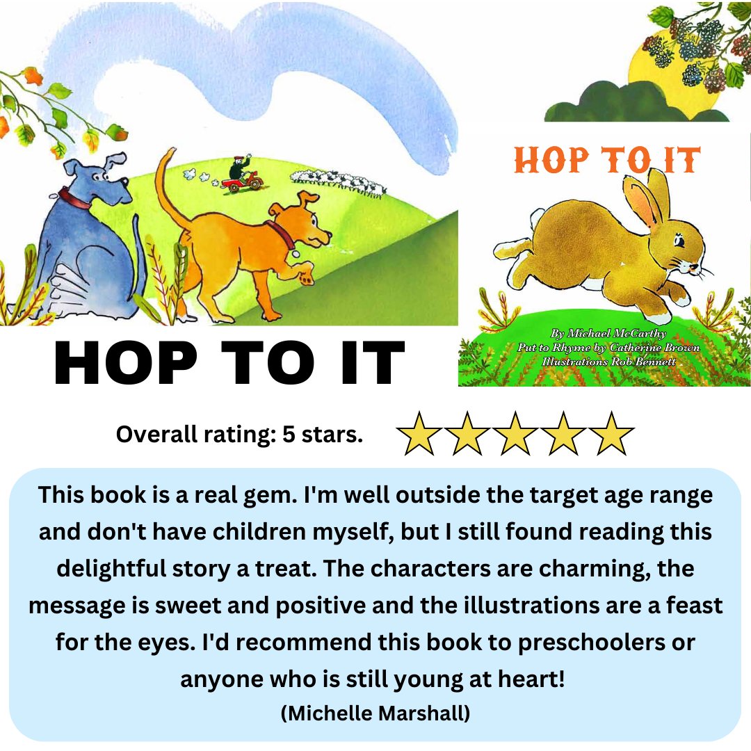 ThoseCleverDogs's tweet photo. Here is a lovely review of Hop to it.

https://t.co/WmlR2QCZ2d

Buy a book today!

 #thosecleverdogs #hoptoit #books #childrensbooks #author #listenagain #writing #publishing #agoodread #shropshirewriter #shropshirelife #shrewsbury #independentauthor #getoutdoors #animallovers https://t.co/7bUbzkz12z