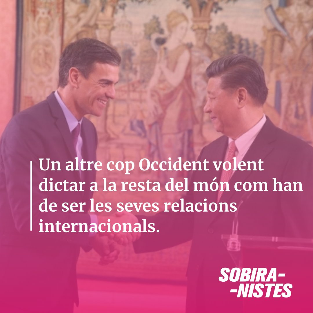 🇪🇺Home, blanc, occidental, europeu, volent dictar a la resta del món com han de ser les seves relacions internacionals. Ai! Aquesta mania d’Occident!

Europa no acaba d’entendre el món en el qual hi viu, ni quin és el seu paper en ell i quin és el d’Àsia.

publico.es/politica/sanch…