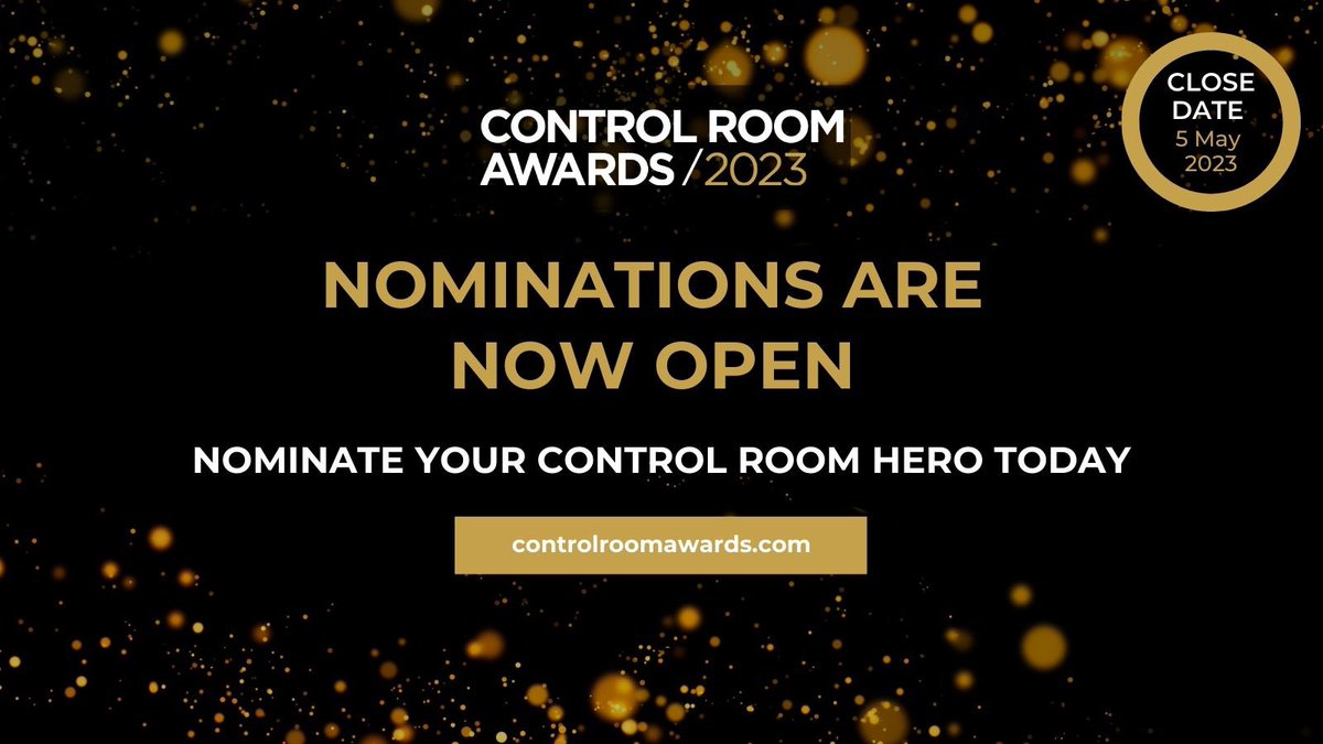 Nominations are now open for this year's Control Room Awards 2023! If you know a Control Room Hero who deserves National recognition now is the time to get their name up in lights. Visit controlroomawards.com to find out more. #controlroomawards #heroesinheadsets
