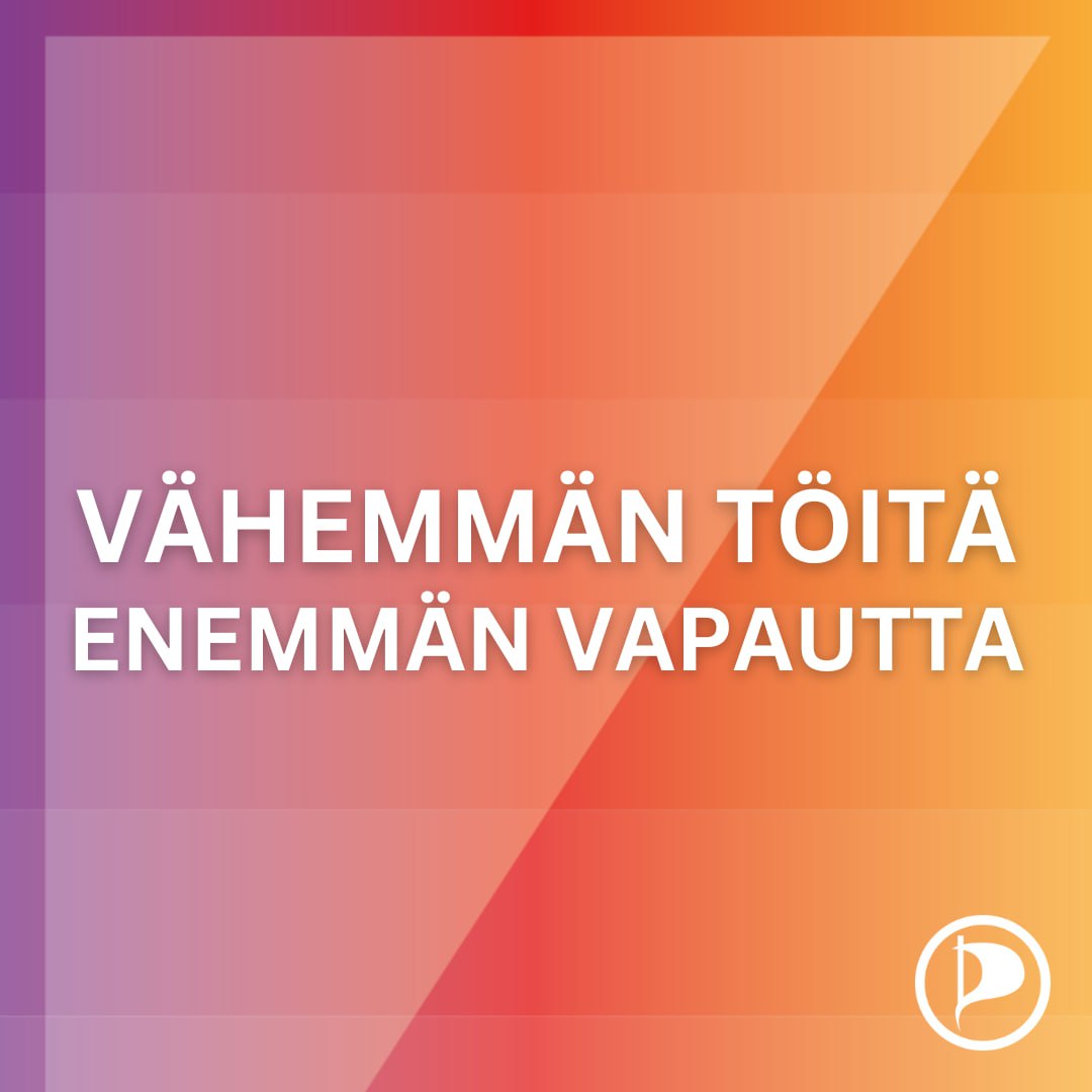 Piraattipuolue's tweet image. Piraattien tavoitteet: Otetaan käyttöön perustulo, lyhennetään työviikkoa, mahdollistetaan huonosti palkatuista, epäeettisistä tai ekologisesti kestämättömistä töistä kieltäytyminen, vapaa kansalaistoiminta ja harrastelu. Kohti kestävää taloutta!

#piraatit #eduskuntavaalit2023