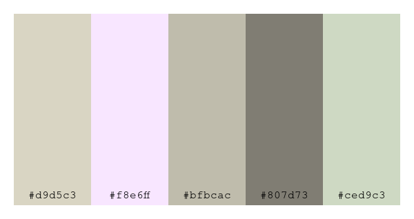 ColPaletteBot's tweet photo. Beep beep, here's a pretty color palette for you!
color-scheme.js parameters used:
- hue: 303
- variation: pale
- colors: #d9d5c3, #f8e6ff, #bfbcac, #807d73, #ced9c3
Have a lovely day!
#twitterbot #colorpalette #colors #palette #prettycolors https://t.co/Wkdr6GQtpQ
