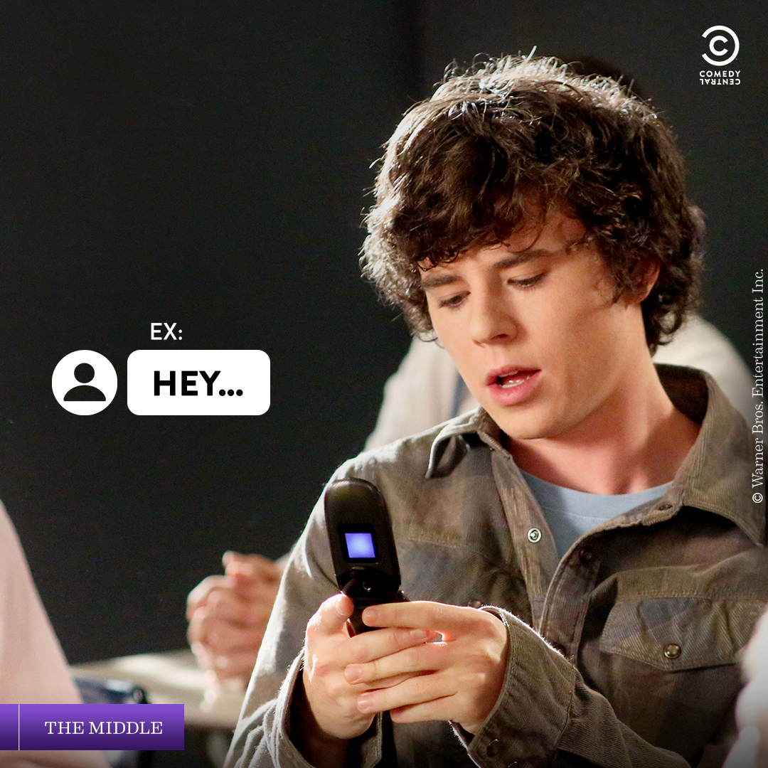 ComedyCentralIn's tweet photo. Some texts just leave you speechlessβ¦.or maybe reply-less π¬
Watch #TheMiddle Mon-Fri at 8 PM only on #ComedyCentral.
#ComedyCentralIndia #FamilyDrama #Comedy #Drama #TVShow #Series #Sitcom #Funny #Text #TextMemes #TheMiddleShow #AxlHeck #Axl #Sitcom #TVShow https://t.co/H70V6iZ72e