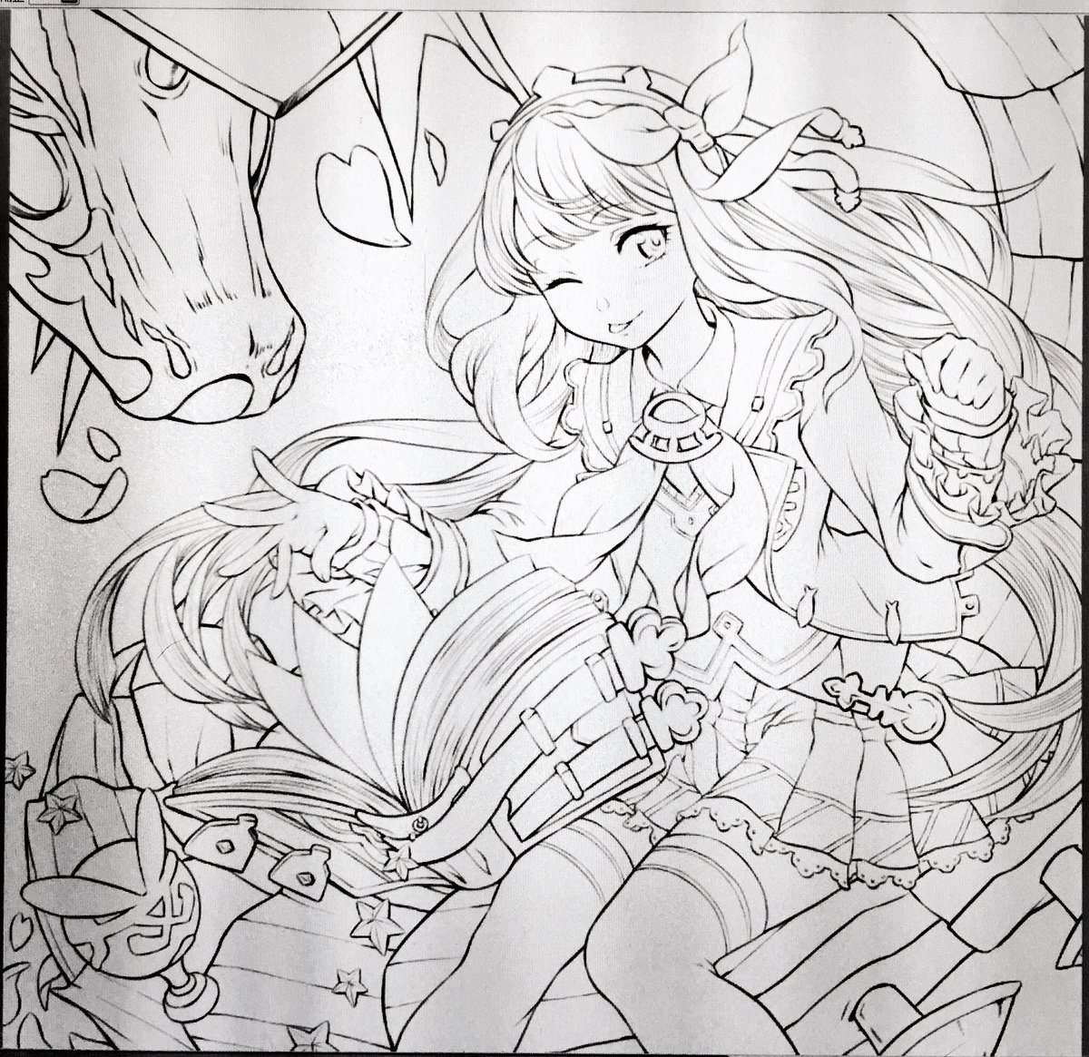 これはいにしえのグラブルオタクの時に描いたカリおっさん 