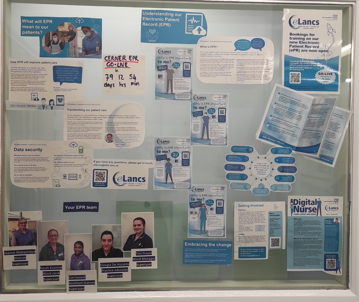 _eLancs's tweet photo. We've had entries to our ePR ward board competition and we wanted to share some to give you a little inspiration ✨ Send in your photos by emailing the Digital Comms team or tag us on social media
It's not too late to enter - closing date is Friday 31 March
#ePRWardBoard https://t.co/xgAK5QAHn3