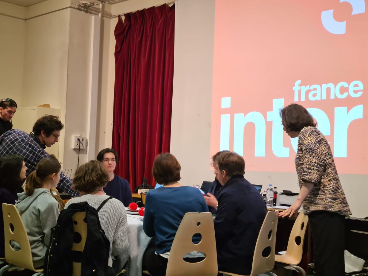 acmontpellier's tweet image. #SPME2023 | Le 13/14 @franceinter c’est parti en direct du lycée Clémenceau #Montpellier 

📻 radiofrance.fr/franceinter