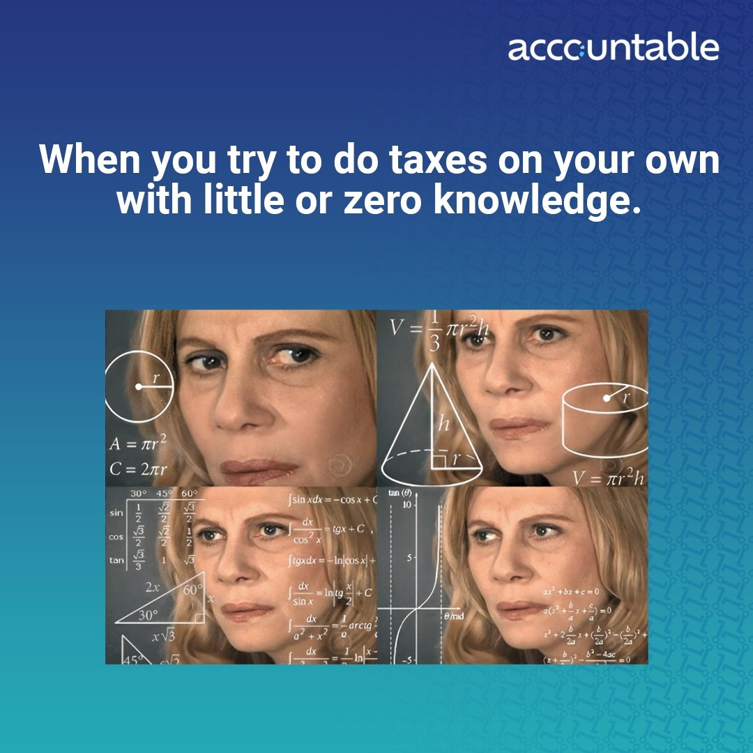 There’s no harm in consulting a financial expert.

Visit accountable.global today.

#accountable #accountingservices  #corporatehumour #financememes