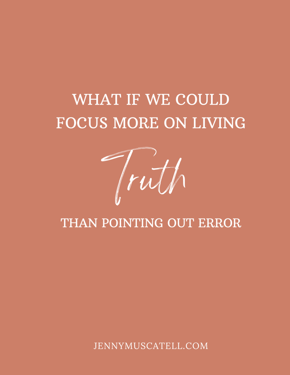 What if we could focus more on living truth, than pointing out error? Would it bring joy? Healing? Healthier relationships? Gratitude? Grace? Understanding? Peace?
#joy #peace #grace #healing #focus #truth #muscatellministries #hope #kindness #spreadloveandkindness #positivity